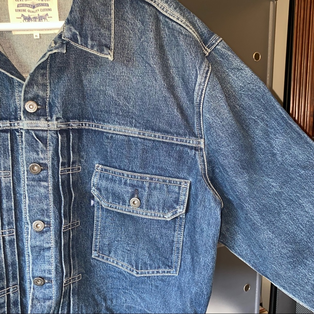 Levi’s Made & Crafted Type I Trucker Jean Jacket Women’s Size XL NWOT - Picture 5 of 12